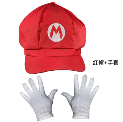 Set De Gorra Con Guantes De Mario