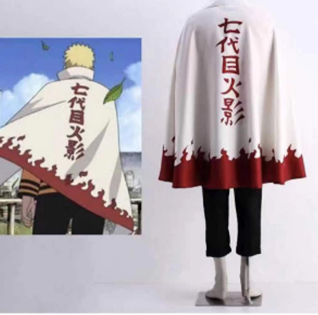 Capa del Séptimo Hokage de Naruto | Cosplay de Nanadaime