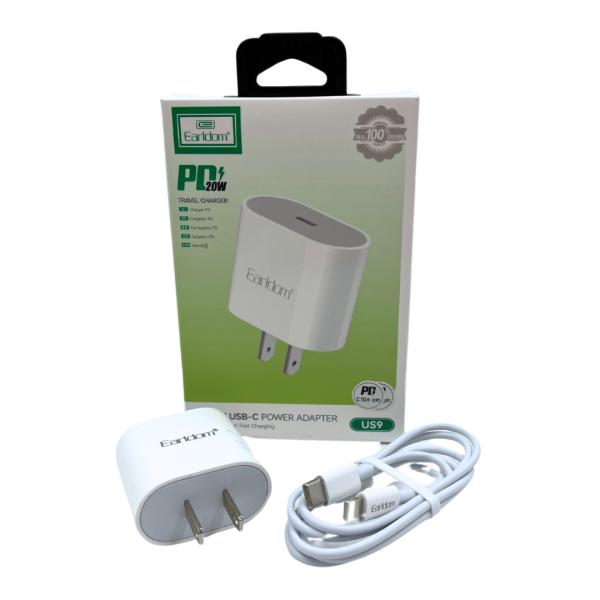 Cargador Cubo Casa Es-Us9 C-L Earldom