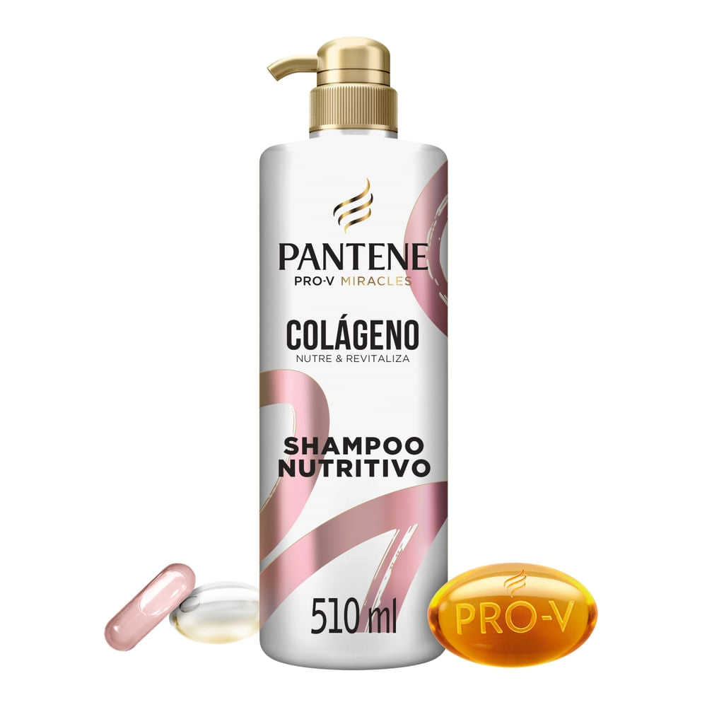 Shampoo Pantene Pro-v Miracles Colágeno Nutre & Revitaliza Nutritivo - 510 Ml