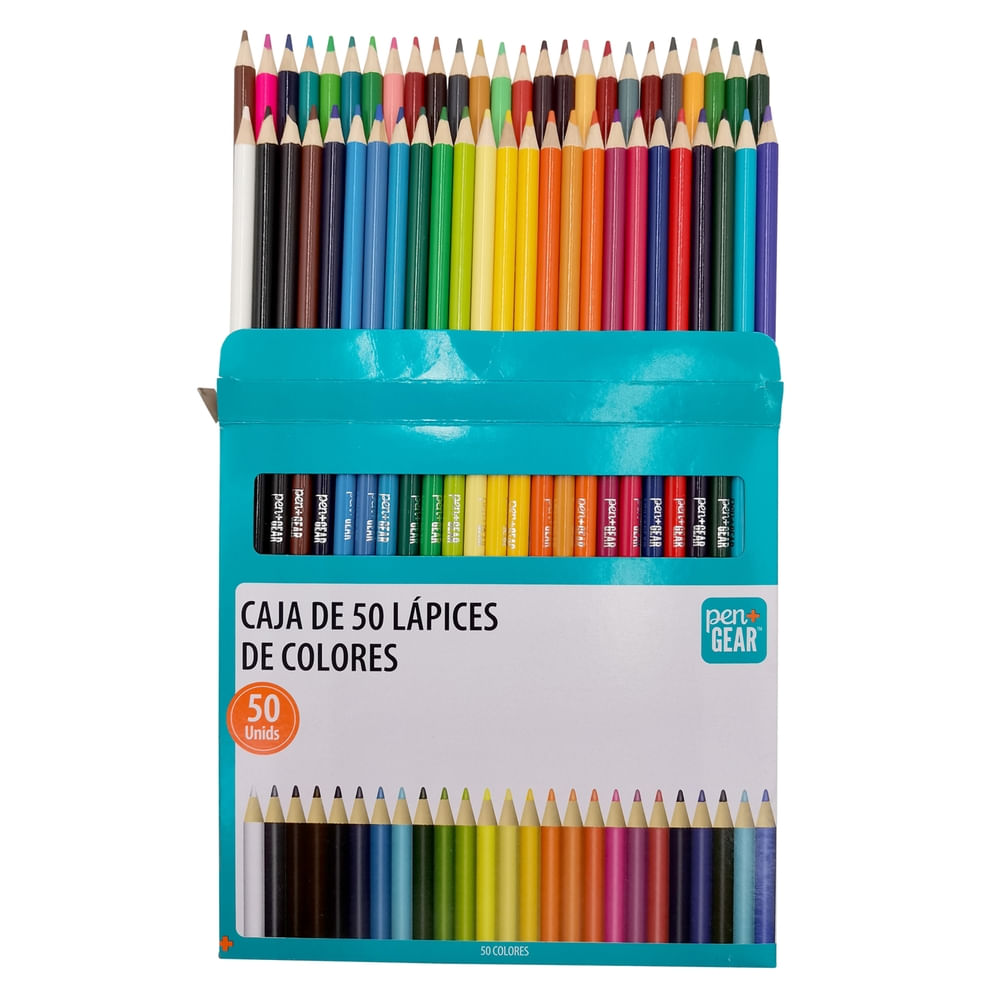 Lápices Pen Gear De Colores -50 Uds