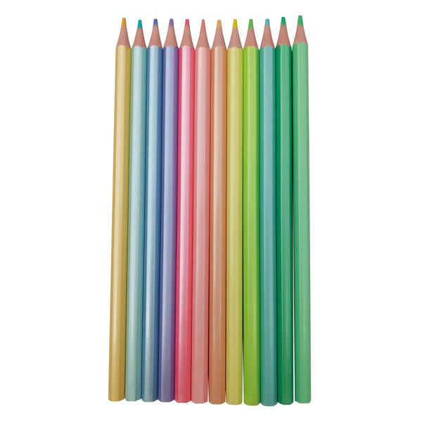 Lápices De Color Pen Gear Caja Colores Pastel -12 Uds