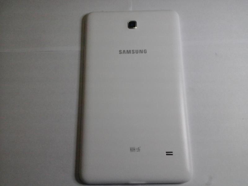 Tapa Samsung Galaxy Tab 4 7.0 T230 T239 Blanca Con Marco