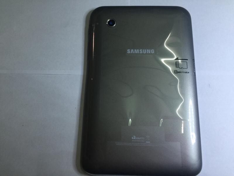 Tapa Samsung Galaxy Tab 2 7.0 P3100 Gris Con Marco