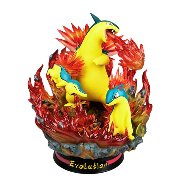 Figura De Cyndaquill Y Sus Evoluciones - Pokemon