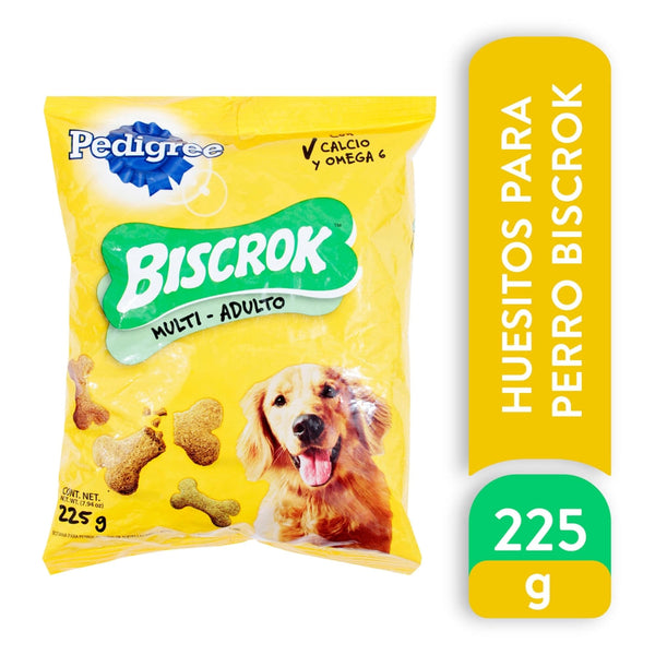 Galletas Pedigree Biscrok Para Perro Adulto - 225 G
