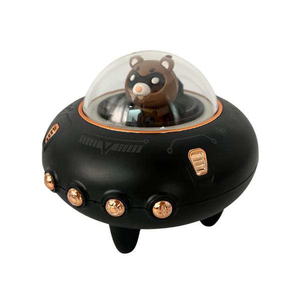 Bocinas Parlante Bluetooth Nave Con Oso Negro