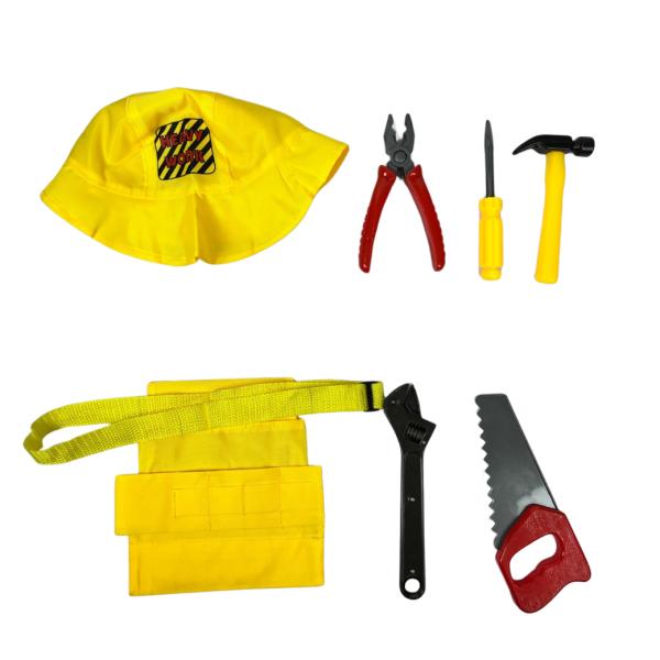 Chaleco Reflectante Infantil de Trabajo Pesado (Heavy Work) | Disfraz de Constructor