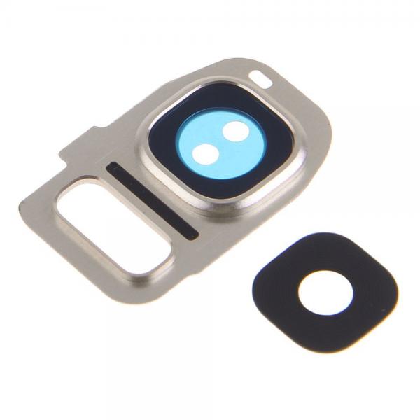 Lente Camara Samsung Galaxy S7 Edge G935 S7 G930 Dorado Con Marco