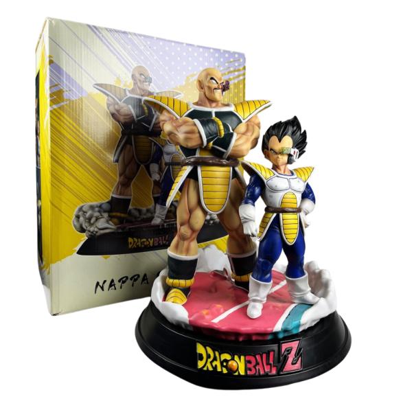 🛸 Figura de Vegeta y Nappa – Dragon Ball Z, 35 cm, Edición Especial con Base