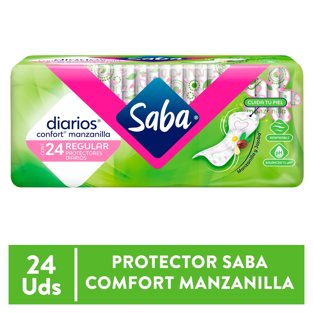 Protectores Diarios Saba Con Fragancia - 24 Uds