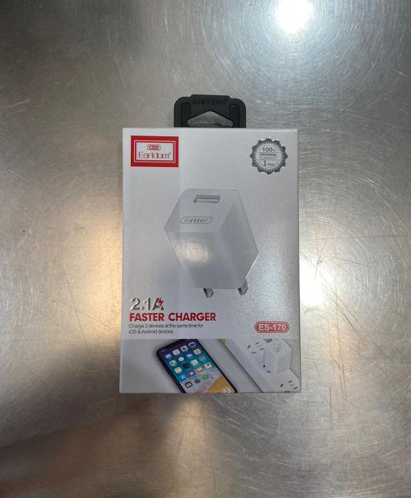 Cargador Cubo Casa Earldom Es-170 Blanco
