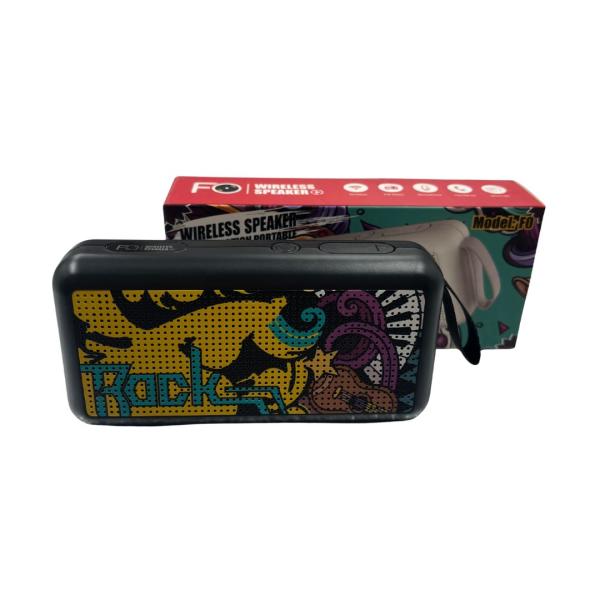 Bocinas Parlante Bluetooth F0 Negro