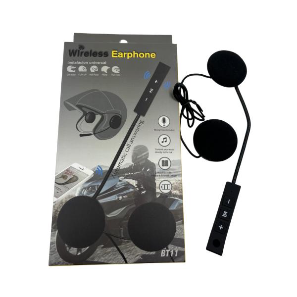 Audifonos Para Moto BT11 Negro