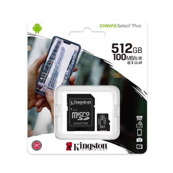 Memoria SD 512GB Kingston Blister Blanco
