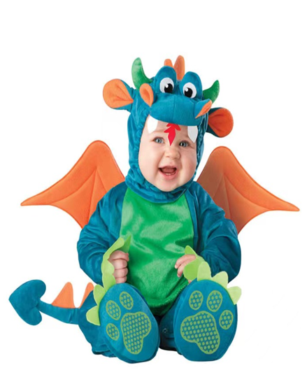 DISFRAZ DE DRAGON PARA BEBÉ 80cm 80cm
