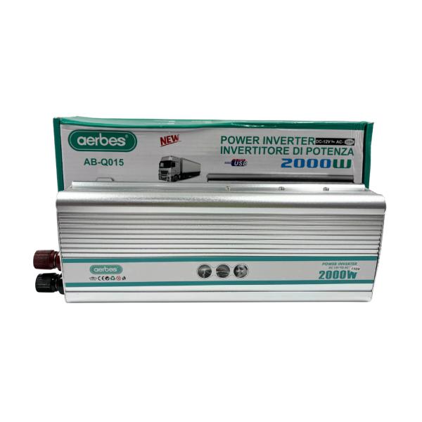 Convertidor DE Coriiente Para Carro AB-Q015 Aerbes