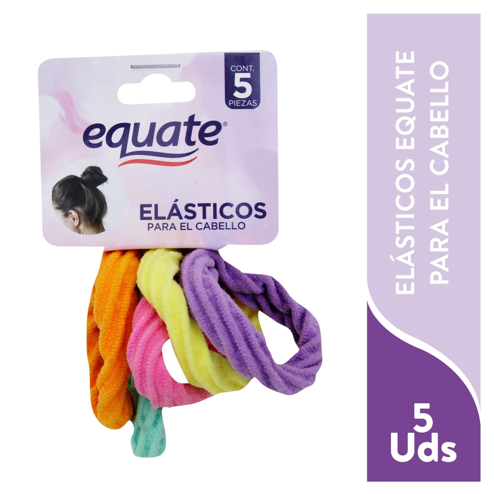 Colas Equate Elásticos Para El Cabello - 5 Pzas