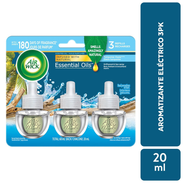 Repuesto Air Wick Aroma Turquoise Oasis - 3 Uds