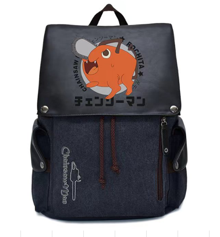 Bolso Lona De Pochita - Chainsaw Man