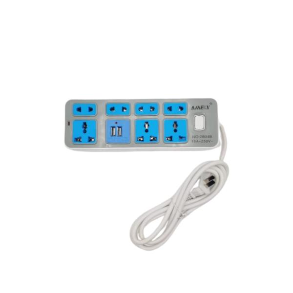 Regleta Plana Con 2 Usb