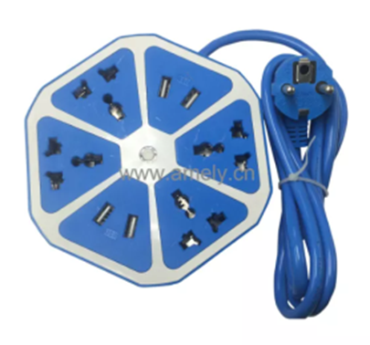 Regleta Plana Forma De Flor Con 4 Usb