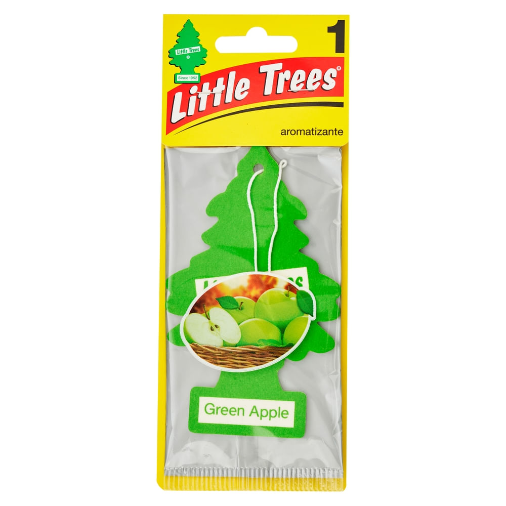 1 Pack Aromatizante Little Tree Para Carro Pinito Manzana - 1 Unidad