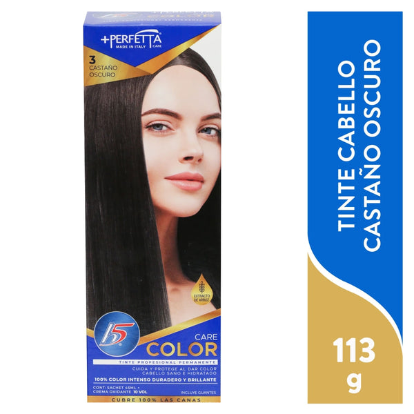 Tinte H5 Perfetta Kit 3 Castaño Oscuro -113 G