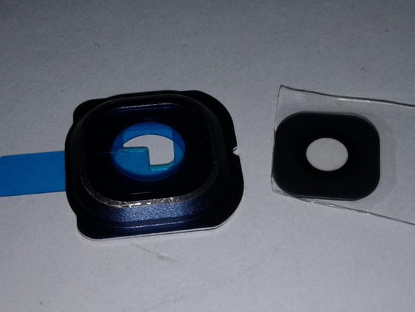 Lente Camara Samsung Galaxy S6 Edge G925 Azul Con Marco