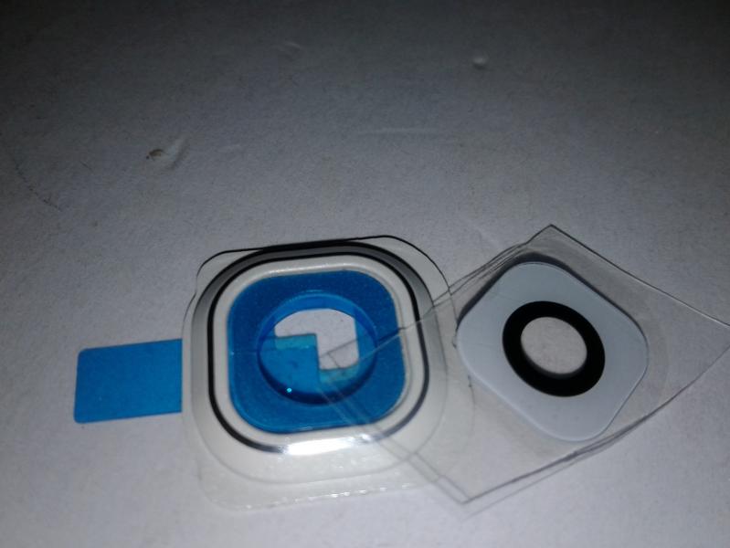 Lente Camara Samsung Galaxy S6 Edge G925 Blanco Con Marco