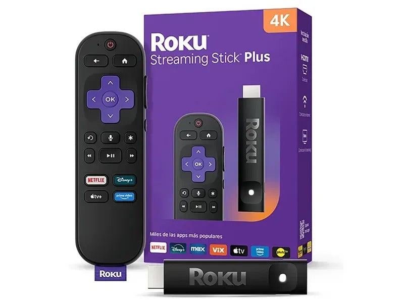 Dispositivo Streaming Roku Stick 4K Plus 3830Rw