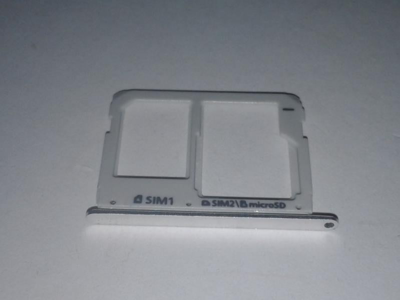 Bandeja Dual Sim Micro Sd Samsung Galaxy A5(2016)A510 A7(2016)A710 A9 A900 Blanco