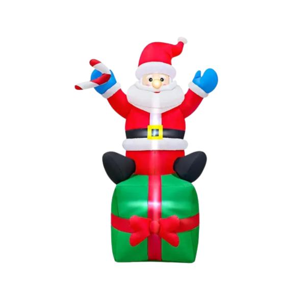INFLABLE DE SANTA Y REGALO