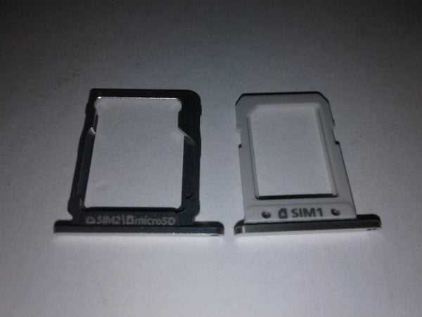Juego Bandeja Dual Sim Micro Sd Samsung Galaxy A8 A800 Plateada