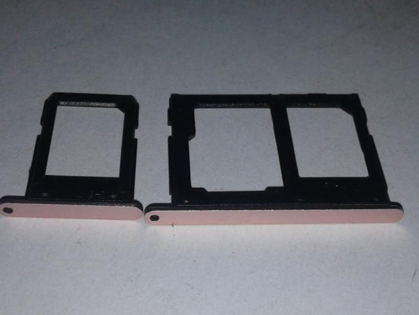 Juego Bandeja Dual Sim Micro Sd Samsung Galaxy A9 A900 A5 A510 A7 A710 Rosada