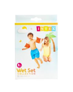 Flotador Infantil Para Brazos Liso 23x15cm 3-6a Naranja