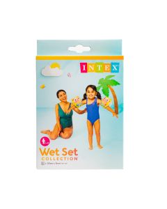 Flotador Inflable Para Brazo Estampado Gato Y Pez 20x15cm Surtido