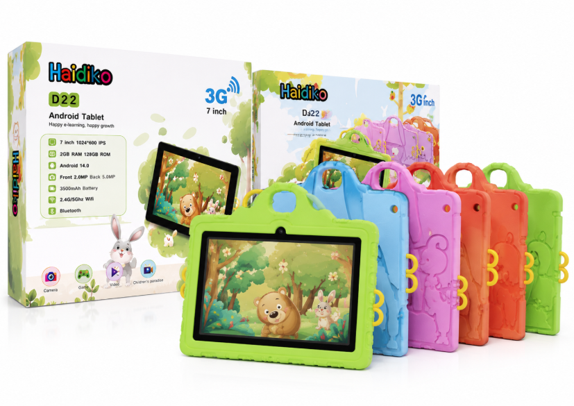 Tablet Infantil Haidko D22 4G 6GB Ram + 128GB Android 14