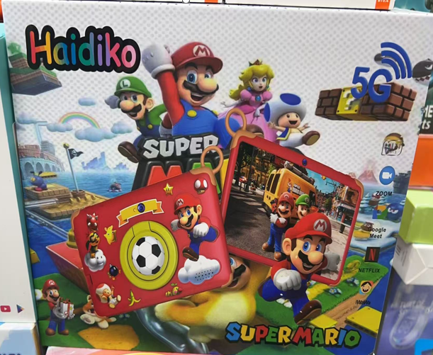Tablet Infantil Haidko Super Mario 5G Wifi Anaranjado