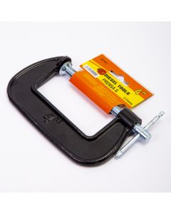 Prensa Meta Diesel Tools Tipo G 4pulg Negro Y Gris