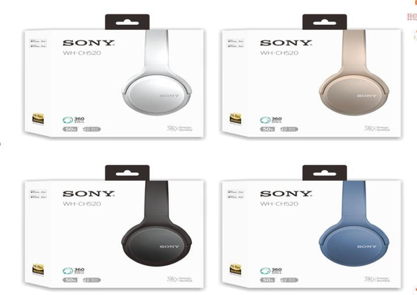 Audífonos Bluetooth Audio Sony Modelo WH-CH520 Negro