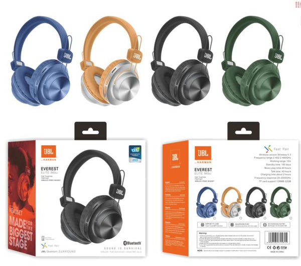 Audífonos Bluetooth Audio JBL Modelo WH-CH960(J) Negro