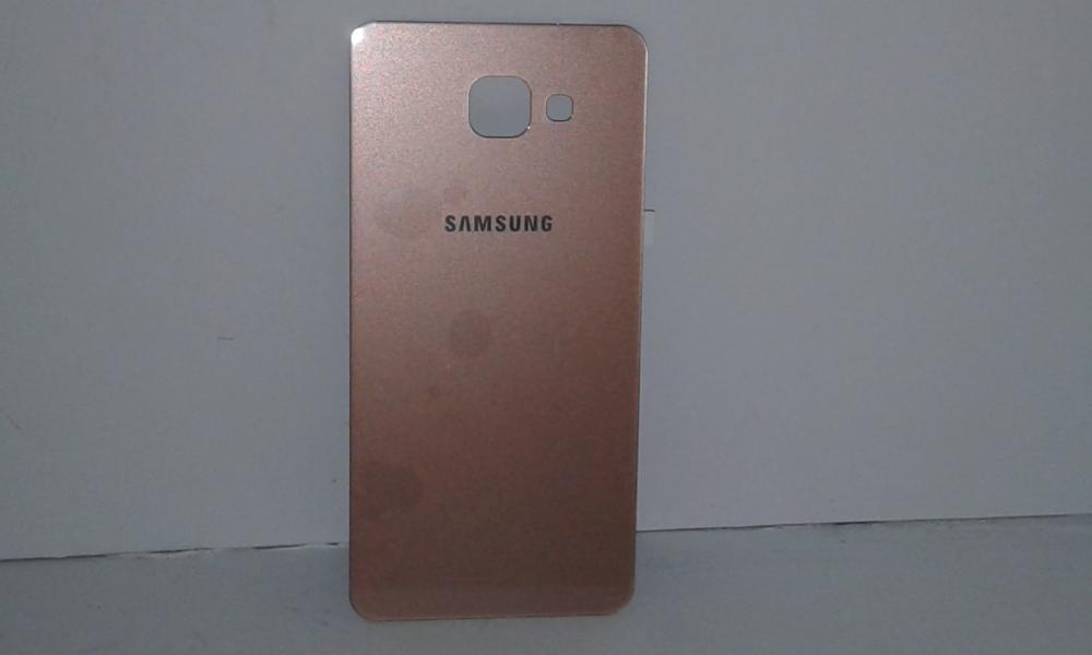 Tapa Samsung Galaxy A7 (2016) A710 Rosada Metal Sin Marco