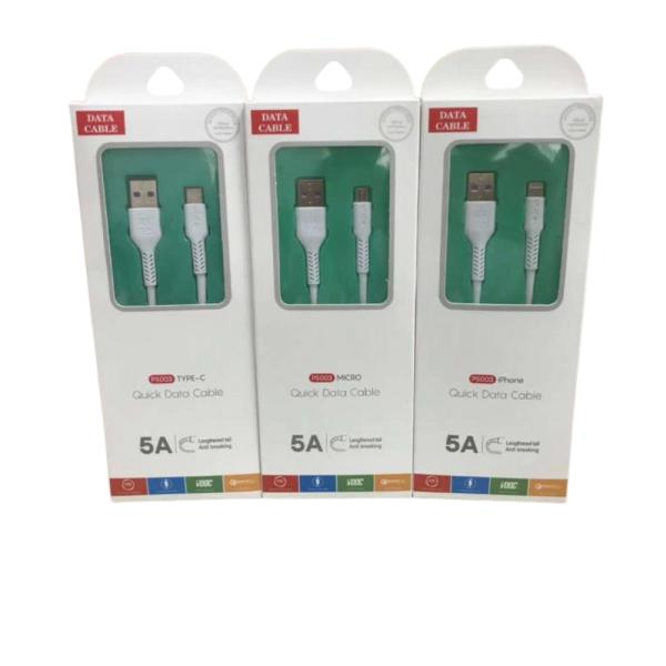 Cables Usb Lightning Iphone Ps003 Color Blanco