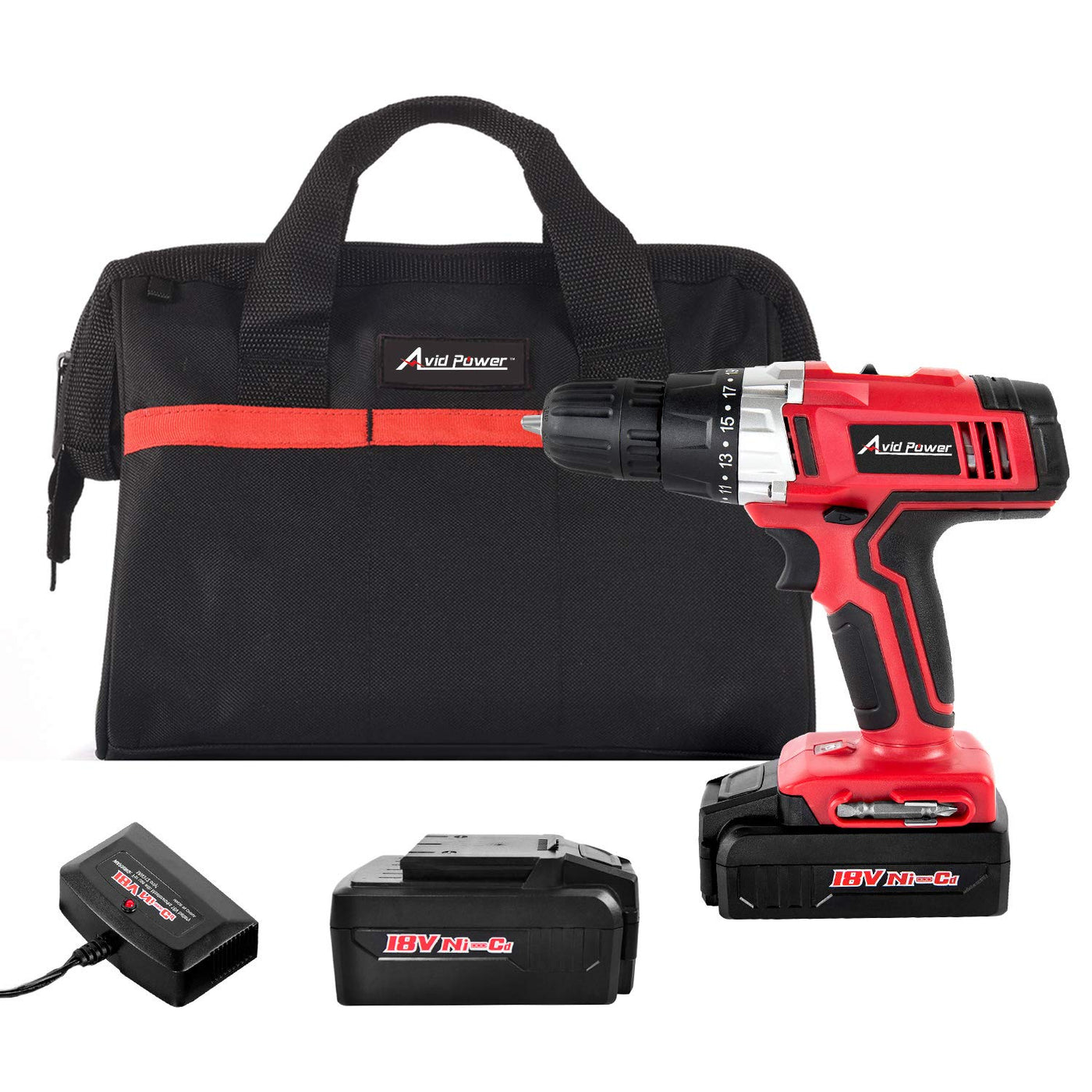 Taladro Inalámbrico 18V con Maletín Rígido