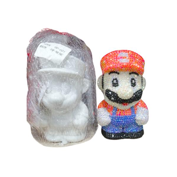 Figura De Mario Con Perlas - Mario Bros