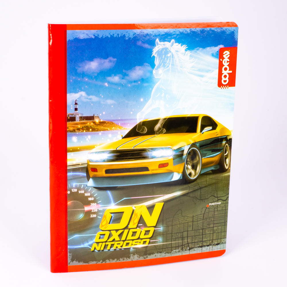 Cuaderno Cosido Estampado Oxido Nitroso 50h