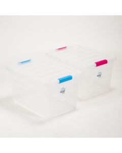 Caja Plástica Home Pro Transparente Aero 57l