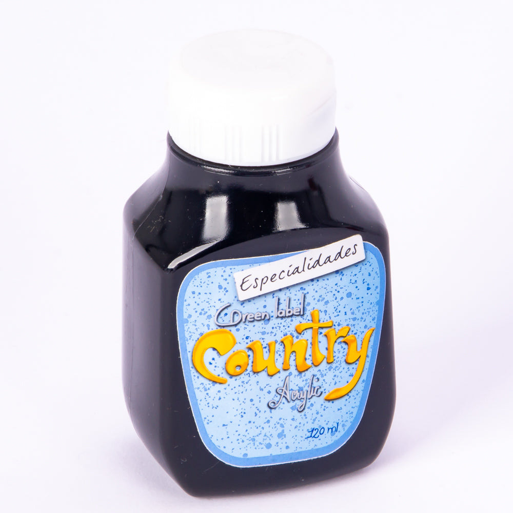 Pintura Country Añejado Negro 120ml #300