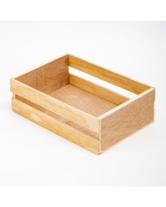 Caja Madera Tipo Rejas Abierta #1 7x20x12